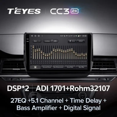 Штатная магнитола Teyes CC3 2K 4/64 Hyundai H1 2 Grand Starex TQ (2017-2022)