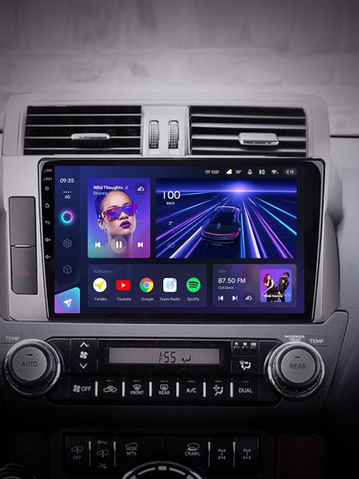Штатная магнитола Teyes CC3 4/32 Toyota Land Cruiser Prado 150 (2013-2017)