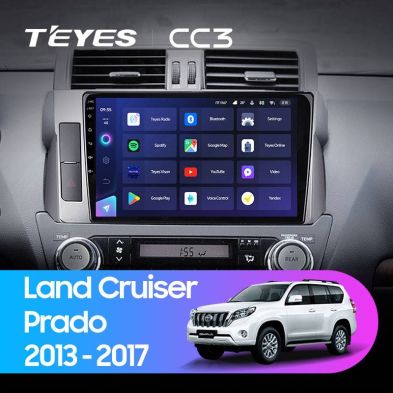 Штатная магнитола Teyes CC3 4/32 Toyota Land Cruiser Prado 150 (2013-2017)