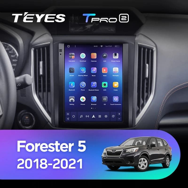 Штатная магнитола Tesla style Teyes TPRO 2 4/32 Subaru Forester 5 SK S14 (2018-2021)