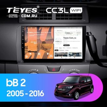 Штатная магнитола Teyes CC3L WiFi 2/32 Toyota bB 2 QNC20 (2005-2016)