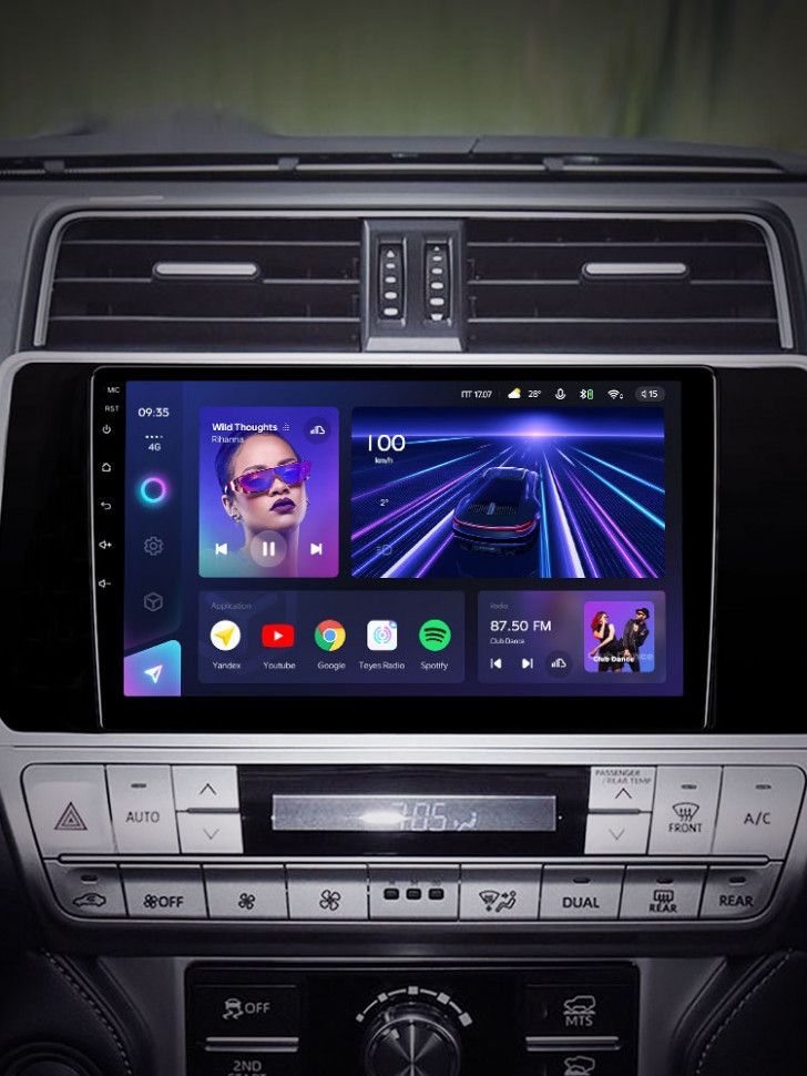 Штатная магнитола Teyes CC3 4/32 Toyota Land Cruiser Prado 150 (2017-2021)