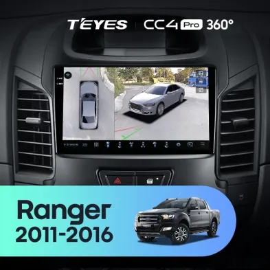 Штатная магнитола Teyes CC4 Pro 360 8/128 Ford Ranger (2011-2016) F2