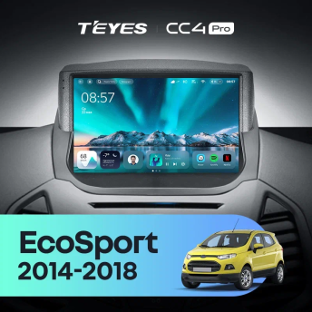 Штатная магнитола Teyes CC4 Pro 12/256 Ford EcoSport (2014-2018)