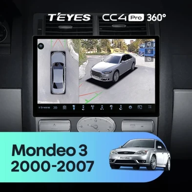 Штатная магнитола Teyes CC4 Pro 360 12/256 Ford Mondeo 3 (2000-2007) F2 (11")