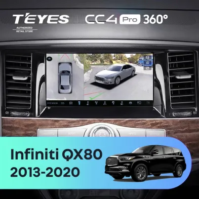 Штатная магнитола Teyes CC4 Pro 360 8/128 Infiniti QX80 (2013-2020)