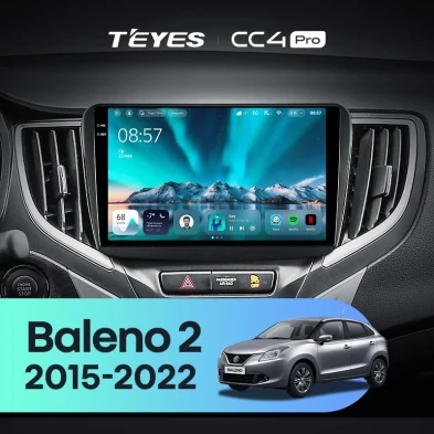Штатная магнитола Teyes CC4 Pro 12/256 Suzuki Baleno 2 (2015-2022)