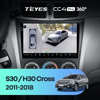 Штатная магнитола Teyes CC4 Pro 360 12/256 Dongfeng S30 H30 Cross (2011-2018)