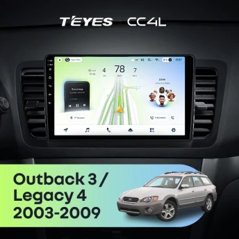 Штатная магнитола Teyes CC4L 6/64 Subaru Outback 3 (2003-2009)