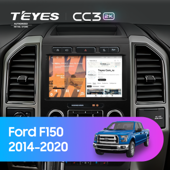 Штатная магнитола Teyes CC3 2K 6/128 Ford F150 (2014-2020) Тип-B