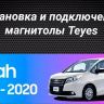 Штатная магнитола Teyes CC3 2K 6/128 Toyota Noah R80 (2014-2020)