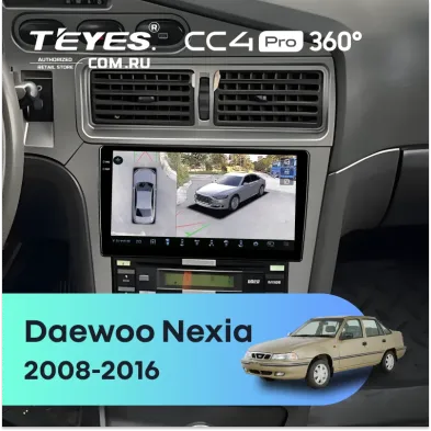 Штатная магнитола Teyes CC4 Pro 360 12/256 Daewoo Nexia (2008-2016)