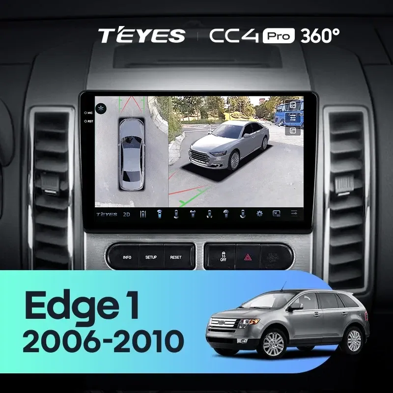 Штатная магнитола Teyes CC4 Pro 360 8/128 Ford Edge 1 U387 (2006-2010)