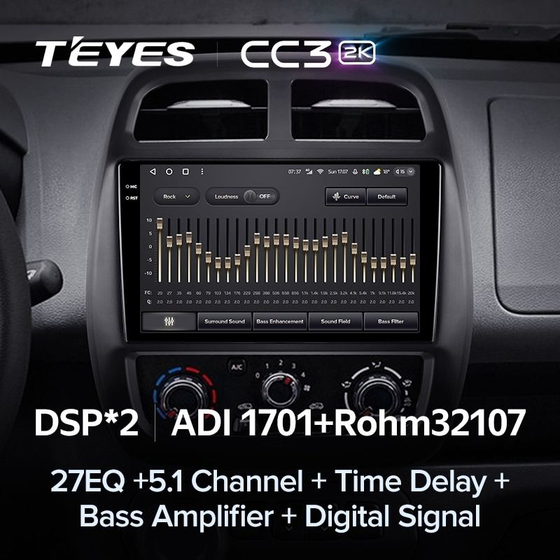 Штатная магнитола Teyes CC3 2K 4/64 Renault KWID (2015-2019)