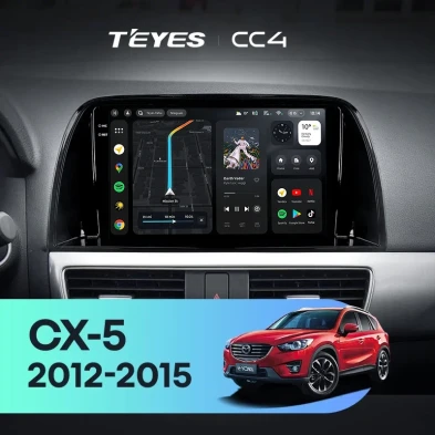 Штатная магнитола Teyes CC4 6/64 Mazda CX-5 (2012-2015) Тип-A (10")