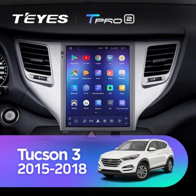 Штатная магнитола Tesla style Teyes TPRO 2 4/64 Hyundai Tucson 3 (2015-2018) Тип-B