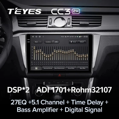 Штатная магнитола Teyes CC3 2K 4/64 Volkswagen Passat B8 2014+