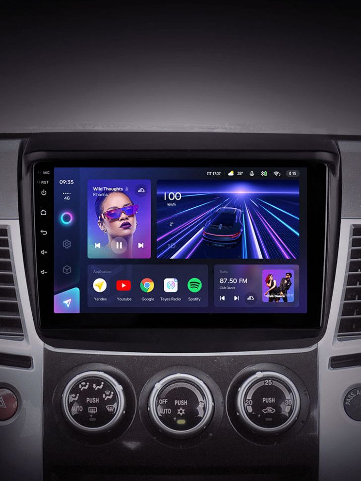 Штатная магнитола Teyes CC3 6/128 Mitsubishi Pajero Sport 2 (2008-2016)