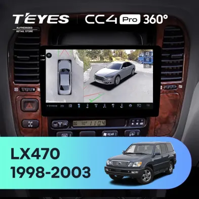 Штатная магнитола Teyes CC4 Pro 360 8/128 Lexus LX470 J100 (1998-2003) F2