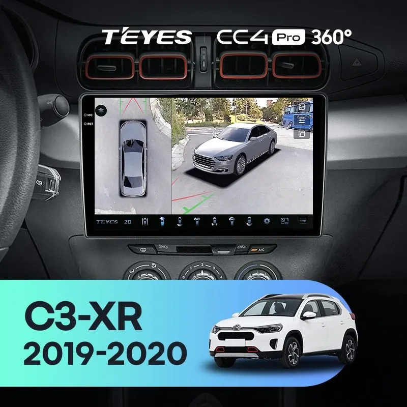Штатная магнитола Teyes CC4 Pro 360 8/128 Citroen C3-XR (2019-2020) F1