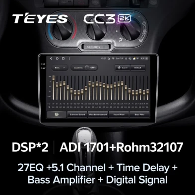 Штатная магнитола Teyes CC3 2K 360 6/128 Toyota Yaris (1999-2005) F1