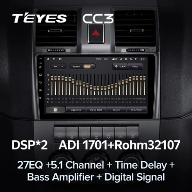 Штатная магнитола Teyes CC3 4/32 UAZ Patriot (2012-2016)