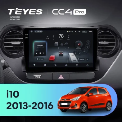Штатная магнитола Teyes CC4 Pro 8/128 Hyundai i10 (2013-2016)