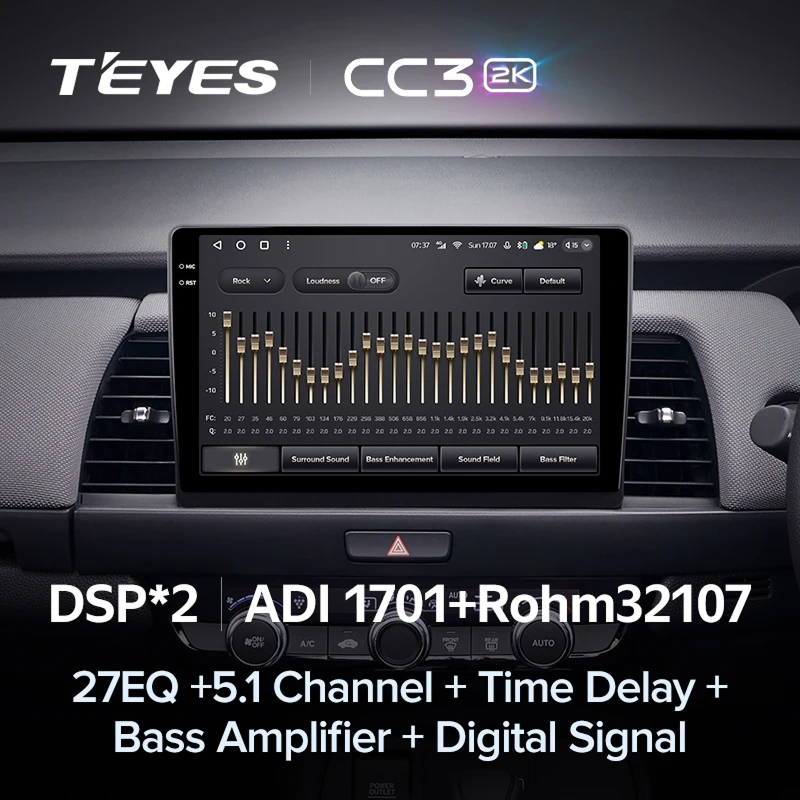 Штатная магнитола Teyes CC3 2K 6/128 Honda Jazz 4 (2020-2024) Тип-B Правый руль