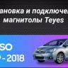 Штатная магнитола Teyes CC3 4/32 Toyota Verso R20 (2009-2018) F1