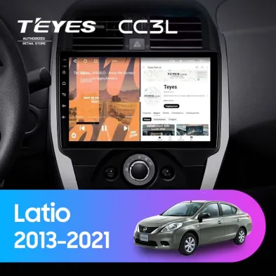Штатная магнитола Teyes CC3L 4/32 Nissan Latio (N17) (2013-2021) F1