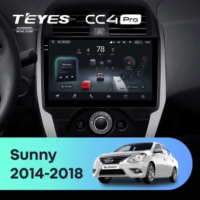Штатная магнитола Teyes CC4 Pro 8/128 Nissan Sunny (2014-2016)