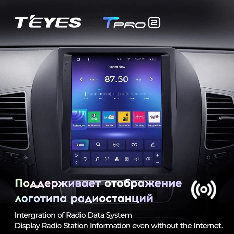 Штатная магнитола Tesla style Teyes TPRO 2 4/64 Kia Sorento 2 XM (2012-2021) F1