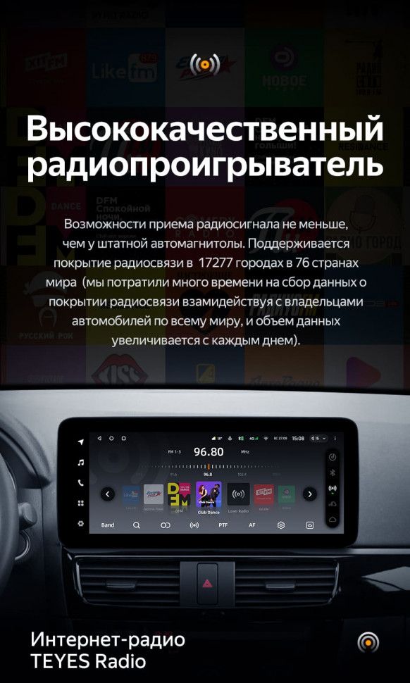 Штатная магнитола Teyes LUX ONE 6/128 Mazda CX-5 (2012-2015) Тип-A