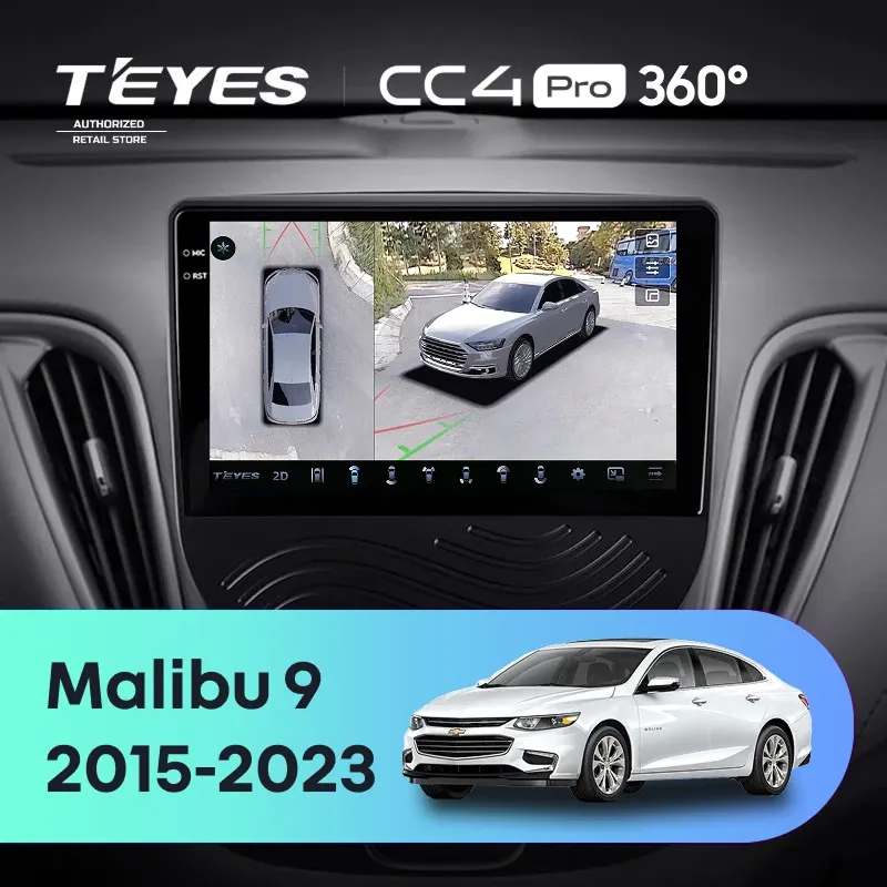 Штатная магнитола Teyes CC4 Pro 360 8/128 Chevrolet Malibu 9 (2015-2023) F2