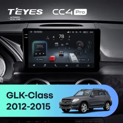 Штатная магнитола Teyes CC4 Pro 12/256 Mercedes-Benz GLK-Class X204 (2012-2015)