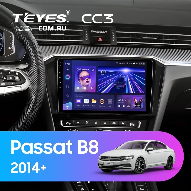 Штатная магнитола Teyes CC3 4/32 Volkswagen Passat B8 2014+