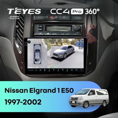 Штатная магнитола Teyes CC4 Pro 360 8/128 Nissan Elgrand 1 E50 (1997-2002)