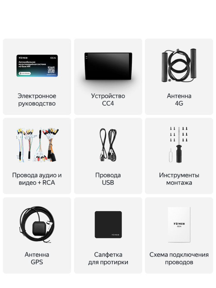 Штатная магнитола Teyes CC4 8/128 Ford Escape (2007-2012) F2