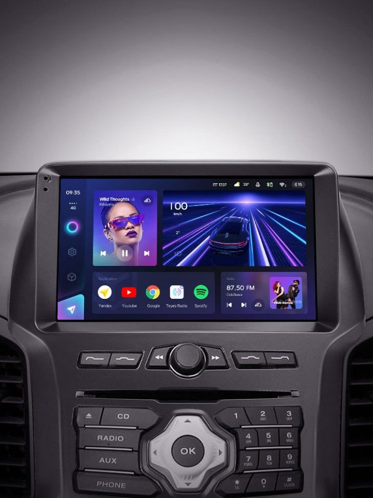 Штатная магнитола Teyes CC3 4/32 Ford Ranger 3 (2011-2015) F1