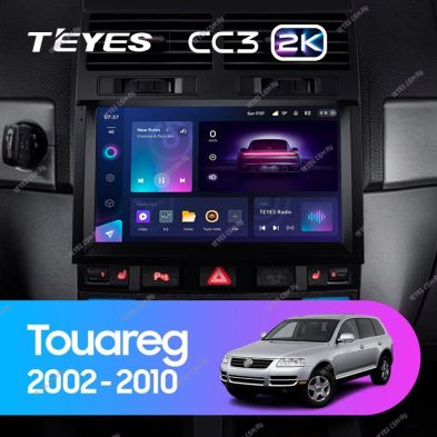 Штатная магнитола Teyes CC3 2K 360 6/128 Volkswagen Touareg GP (2002-2010) F1