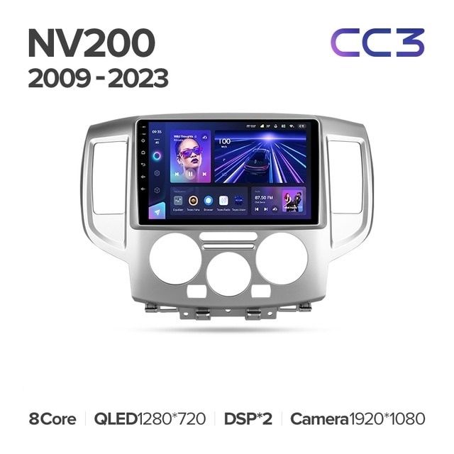 Штатная магнитола Teyes CC3L 4/32 Nissan NV200 M20 (2009-2023)