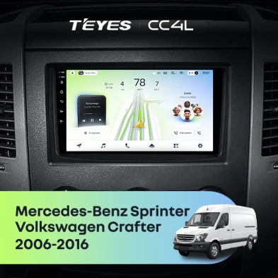 Штатная магнитола Teyes CC4L 6/64 Mercedes-Benz Sprinter (2006-2016) F2