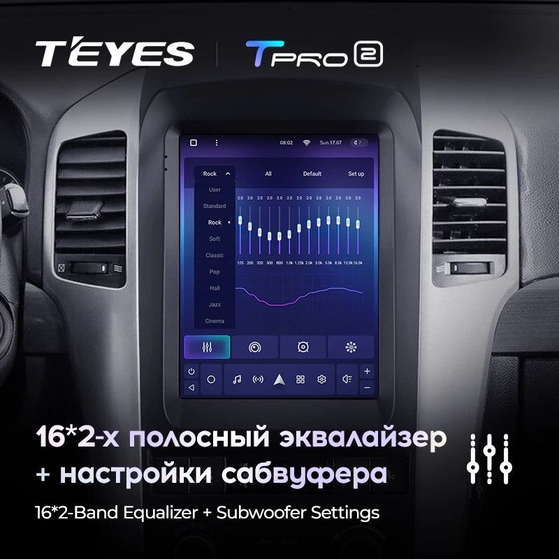 Штатная магнитола Tesla style Teyes TPRO 2 4/64 Chevrolet Captiva (2006-2011) Тип-A