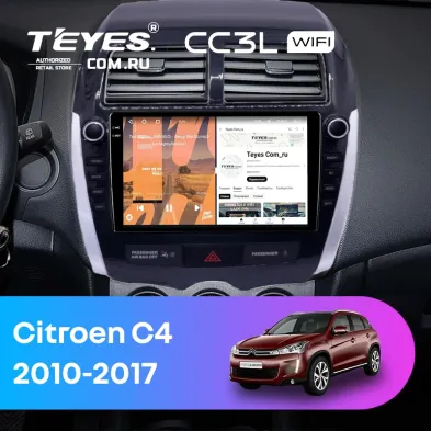 Штатная магнитола Teyes CC3L WiFi 2/32 Citroen C4 Aircross (2010-2017) Тип-A (9")