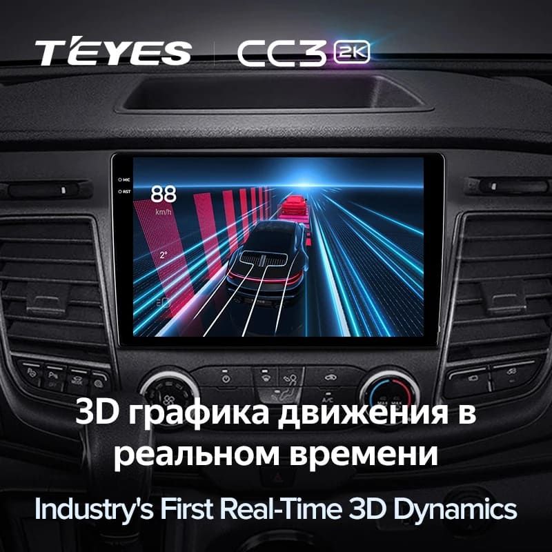 Штатная магнитола Teyes CC3 2K 6/128 Ford Transit 350 (2020-2021)