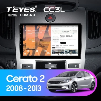 Штатная магнитола Teyes CC3L 4/64 Kia Cerato 2 TD (2008-2013) F1