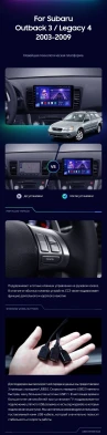 Штатная магнитола Teyes CC3 2K 6/128 Subaru Outback 3 (2003-2009)