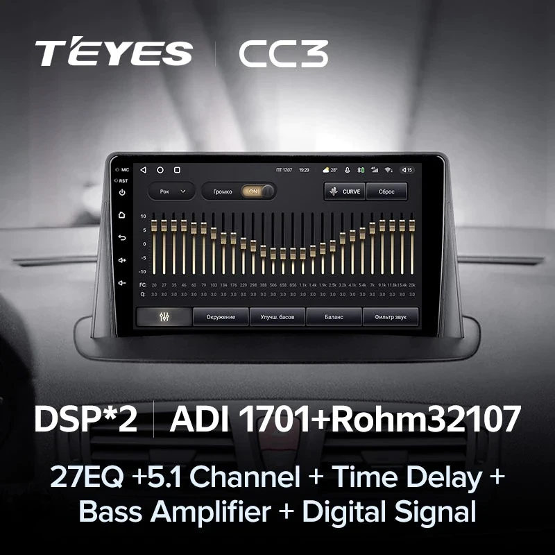 Штатная магнитола Teyes CC3 4/32 Renault Megane 3 (2008-2014)