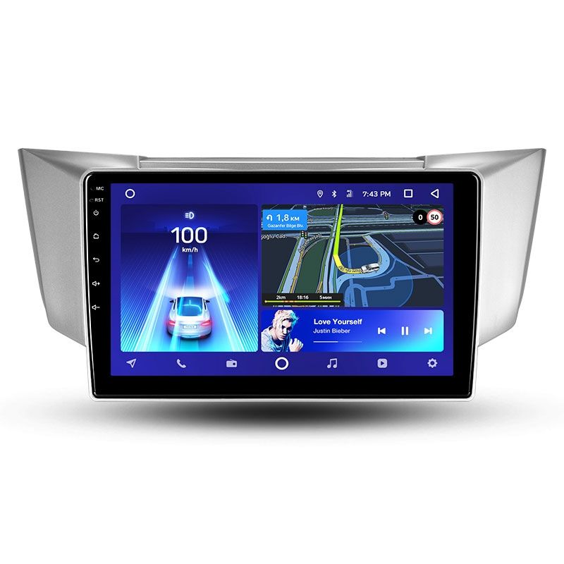 Переходная рамка Lexus RX300 RX330 RX350 RX400H / Toyota harrier (2003-2009) (9")