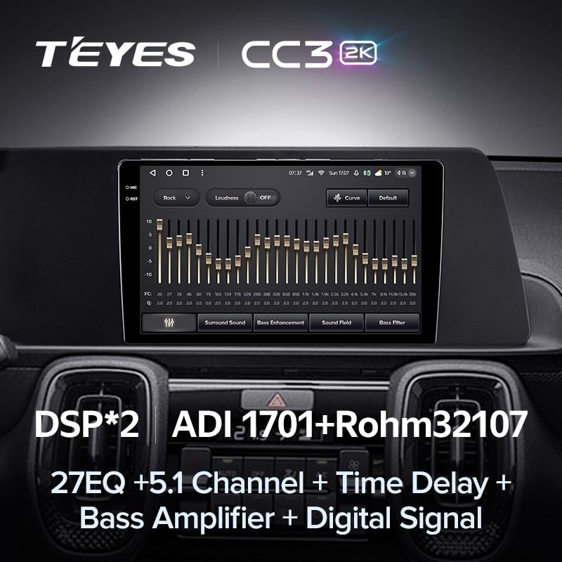 Штатная магнитола Teyes CC3 2K 4/64 Kia Sonet (2020-2022)